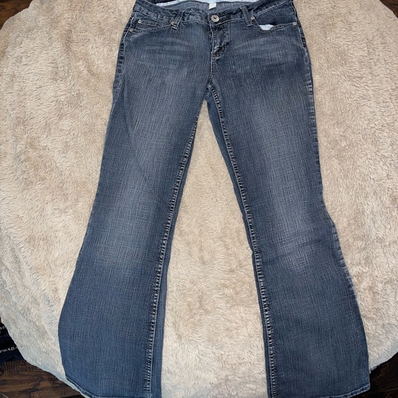 Mudd Dark Blue Flare Jeans - Picture 1 of 3